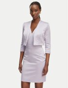 Elisabetta Franchi Коктейлна рокля TB-001-61E2-V550 Екрю Regular Fit