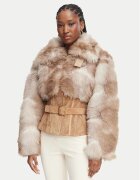 Elisabetta Franchi Кожено палто GB-02A-66E2-V1300 Slim Fit