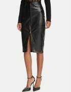 Elisabetta Franchi Пола от имитация на кожа GO-244-67E2-V440 Fitted Fit