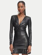 Elisabetta Franchi Рокля от имитация на кожа AB-989-66E2-V400 Slim Fit