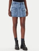 G-Star Raw Дънкова пола D27703-D536 Син Regular Fit