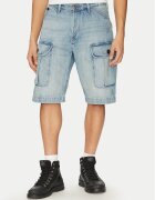 G-Star Raw Дънкови шорти Bend 3D Cargo D26528-D788 H119 Светлосиньо Relaxed Fit