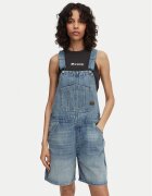G-Star Raw Гащеризон с презрамки D28887-D788 Син Loose Fit