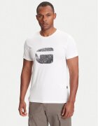 G-Star Raw Тишърт Finger Print Burger D26041-C506 Бял Regular Fit