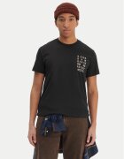 G-Star Raw Тишърт Text Chest D25968-C506 Черен Regular Fit