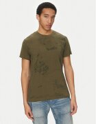 G-Star Raw Тишърт Wash D25973-C338 H343 Зелен Regular Fit