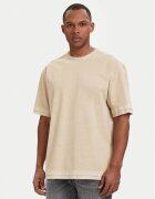 G-Star Raw Тишърт Washed Distressed D28896-E401 Бежов Relaxed Fit