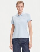 Gant Тениска с яка и копчета Sheild 4200870 Светлосиньо Slim Fit