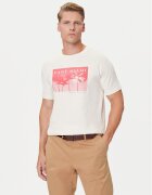 Gant Тишърт 2003342 Екрю Regular Fit