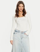 Guess Боди W5RP00 K68D2 Екрю Slim Fit