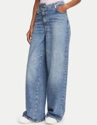 Guess Дънки W6YAJP D1358 Син Wide Leg