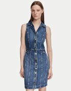 Guess Дънкова рокля W6YK24 D1763 Slim Fit
