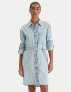 Guess Jeans Дънкова рокля W6RK26 D5M83 Regular Fit