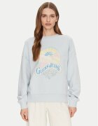 Guess Jeans Суитшърт W5GQ16 K68I4 Светлосиньо Regular Fit