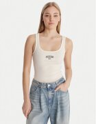 Guess Jeans топ W6RP20 KA0H1 Екрю Slim Fit