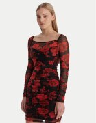 Guess Коктейлна рокля W6RK0A KBAH2 Slim Fit