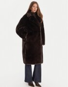 Guess Кожено палто W5BL95 WJ110 Екрю Regular Fit