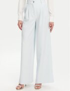 Guess Панталони тип палацо W5GB02 WH9Y2 Светлосиньо Wide Leg