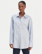 Guess Риза W6RH57 WAF10 Светлосиньо Oversize