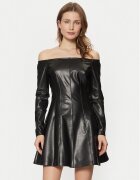 Guess Рокля от имитация на кожа W5RK43 K8S30 Regular Fit