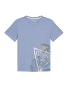 Guess Тишърт L6RI14 K8HM4 Светлосиньо Regular Fit