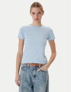 Guess Тишърт W5RI52 J1314 Светлосиньо Regular Fit