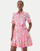 Hale Bob Лятна рокля with linen Aula 61SG670A Regular Fit