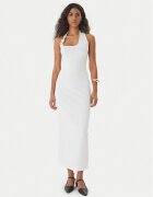 HUGO Коктейлна рокля Shagar 50557781 Екрю Slim Fit