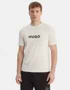 HUGO Тишърт Dumeo 50557437 Екрю Regular Fit