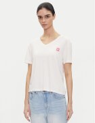 HUGO Тишърт Nika_T-Shirt 50540046 Екрю Regular Fit