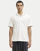 Jack & Jones Тениска с яка и копчета Blualves 12274681 Екрю Regular Fit