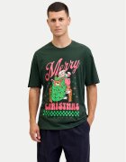 Jack & Jones Тишърт Holiday Cartoon 12287550 Relaxed Fit