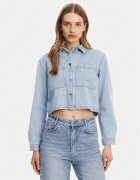 JDY Дънково яке Marly 15338847 Светлосиньо Oversize