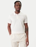 Joop! Тениска с яка и копчета Jesse 10100063 30100496 Екрю Regular Fit