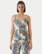 Just Cavalli Блуза 80PAM201 NS837 Светлосиньо Relaxed Fit