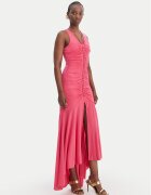 Just Cavalli Коктейлна рокля 80PAOB01 CJB04 Slim Fit