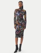 Just Cavalli Коктейлна рокля 81PAO942 JS566 Slim Fit
