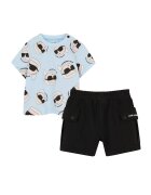 KARL LAGERFELD KIDS Комплект тишърт и панталонки Z31070 S Regular Fit