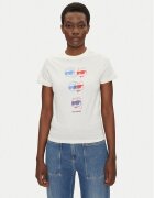 Karl Lagerfeld Тишърт A2W17112 Екрю Regular Fit