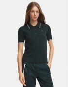 Lacoste Тениска с яка и копчета AF0972 Slim Fit