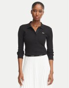 Lacoste Тениска с яка и копчета DF5281 Slim Fit
