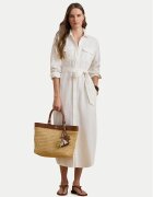 Lauren Ralph Lauren Рокля тип риза 200P13685001 Екрю Regular Fit