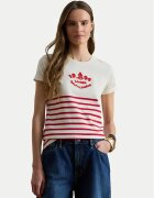 Lauren Ralph Lauren Тишърт 200B21056002 Екрю Relaxed Fit