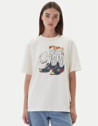 Levi's® Тишърт Graphic Tabor 001MX-0007 Екрю Regular Fit