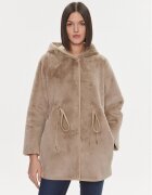 Liu Jo Кожено палто MF3069 E0863 Regular Fit