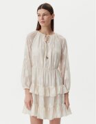 Liu Jo Лятна рокля WA5321 T4304 Екрю Regular Fit