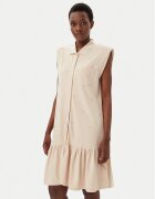 Liu Jo Sport Рокля тип риза TA5191 J5942 Екрю Regular Fit
