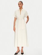Lola casademunt Рокля тип риза MS2516004 Екрю Regular Fit
