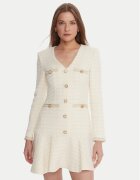 Marciano Guess Коктейлна рокля 5BGK36 7394A Екрю Regular Fit