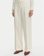 Marella Текстилни панталони Alloro 2613131115 Екрю Regular Fit